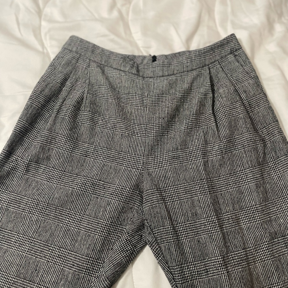 Plaid professional pants/ size M/ fair condition